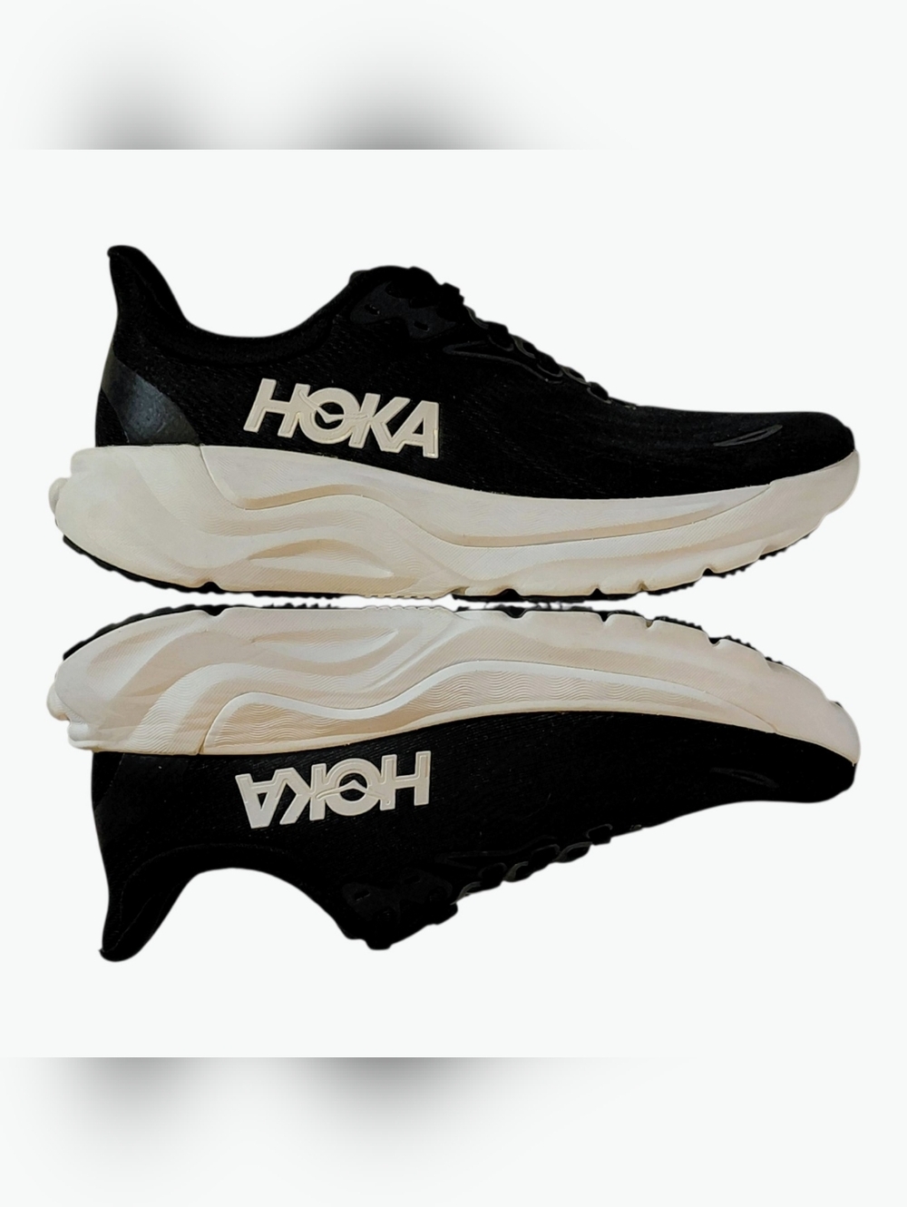 HOKA Arahi 8 Women’s Size 7 - Black/White Stability Running Shoes